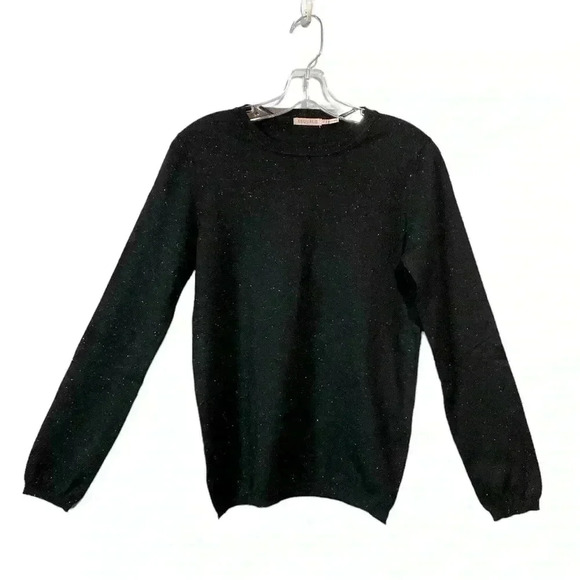 NWOT Esqualo, Sparkling Long-Sleeve Pullover, Medium, Black - Picture 2 of 9